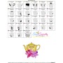 Teapot And Flowers-10 Embroidery Design Pattern-3