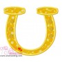 St. Patrick's Day Good Luck Horseshoe Applique Design Pattern-1