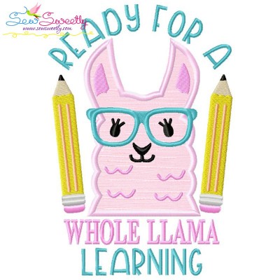 Ready For a Whole Llama Learning Applique Design Pattern-1