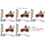 Birthday Gifts Car-1 Embroidery Design Pattern-2