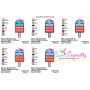 Girl Popsicle Embroidery Design Pattern-2