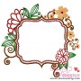 Floral Frame-2 Embroidery Design Pattern-3