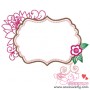 Floral Frame-1 Embroidery Design Pattern-3
