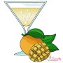 Fruit Juice Glasses Embroidery Design Bundle-8