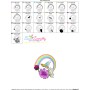 Bee Flowers And Rainbow-4 Embroidery Design Pattern-3