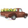 Farmer Truck-8 Embroidery Design Pattern-1