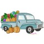 Farmer Truck Embroidery Design Bundle-4