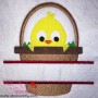 Chick In Basket Split Embroidery Design Pattern-2