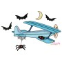 Halloween Aircrafts Embroidery Design Bundle-7