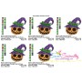 Halloween Pumpkin Hat Embroidery Design Pattern-2