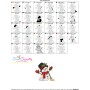 Christmas Snowman Broom Embroidery Design Pattern-2