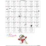 Christmas Snowman Broom Applique Design Pattern-3