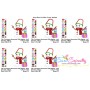 Christmas Snowman With Gifts Applique Design Pattern-2