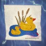 Duck Mom And Baby Embroidery Design Pattern-3