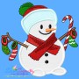 Christmas Snowman Stockings Applique Design Pattern-1