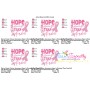 Breast Cancer Awareness Hope Is Stronger Than Fear Embroidery Design Pattern-2