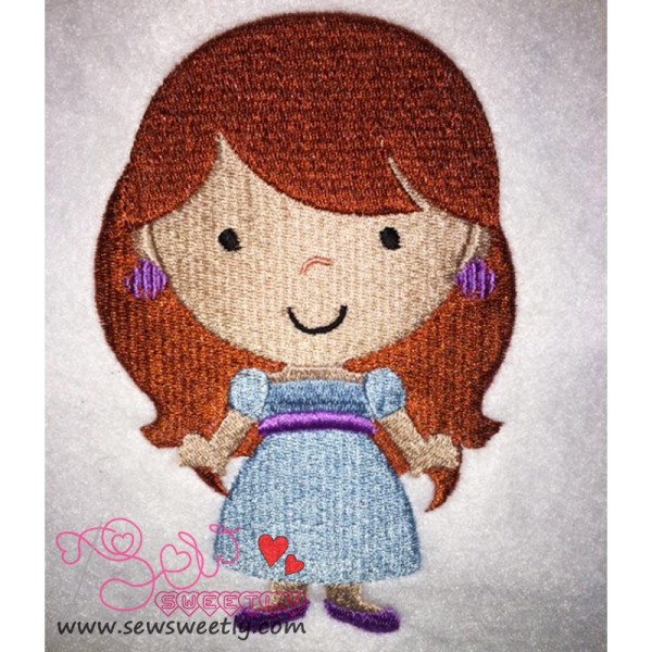 Classic Princess 02 Embroidery Design Pattern-1