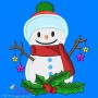 Christmas Snowman Applique Design Bundle-3