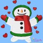 Christmas Snowman Applique Design Bundle-5