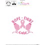 Breast Cancer Awareness Hope Fight Cure Embroidery Design Pattern-3