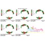 Christmas Wreath Embroidery Design Pattern-2