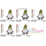 Christmas Gnome Embroidery Design Pattern-2