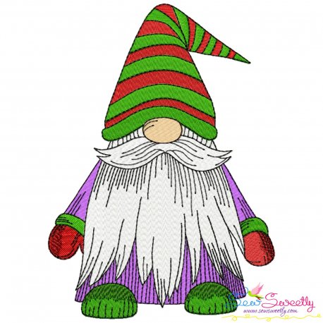 Christmas Gnome Embroidery Design Pattern-1