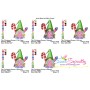 Christmas Gnome With Candy Cane-2 Embroidery Design Pattern-2