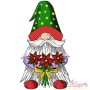 Christmas Gnomes Embroidery Design Bundle-3