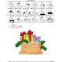 Christmas Gift Bag Embroidery Design Pattern-3