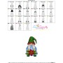 Gnome With Flowers-6 Embroidery Design Pattern-3