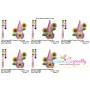 Gnome With Flowers-5 Embroidery Design Pattern-2