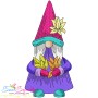 Gnomes With Flowers Embroidery Design Bundle-2