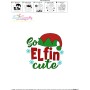 So Elfin Cute Christmas Lettering Embroidery Design Pattern-3