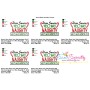 Dear Santa Yes I Was Naughty Christmas Lettering Embroidery Design Pattern-2