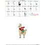 Christmas Llama-8 Embroidery Design Pattern-3