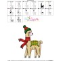 Christmas Llama-7 Embroidery Design Pattern-3