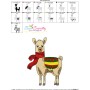 Christmas Llama-6 Embroidery Design Pattern-3