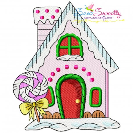 Christmas House-6 Embroidery Design Pattern