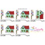 Christmas House-2 Embroidery Design Pattern-2