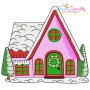Christmas Houses Embroidery Design Bundle-4
