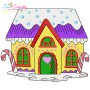 Christmas Houses Embroidery Design Bundle-2