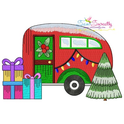 Christmas Caravan-9 Embroidery Design
