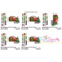 Christmas Caravan-8 Embroidery Design Pattern-2