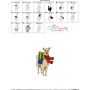 Christmas Llama-3 Embroidery Design Pattern-3