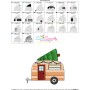 Christmas Caravan-1 Embroidery Design Pattern-3