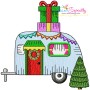 Christmas Caravans Embroidery Design Bundle-8
