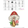 Gnome Mushroom House-10 Embroidery Design Pattern-3