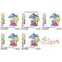 Gnome Mushroom House-5 Embroidery Design Pattern-2