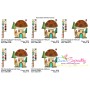 Gnome Mushroom House-4 Embroidery Design Pattern-2